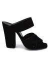 Saint Laurent Strap Sandals In Black