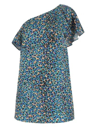 Saint Laurent Women's Stretch Silk Mini Dress
