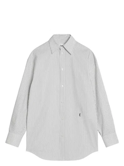 SAINT LAURENT WOMEN'S STRIPED SHIRT