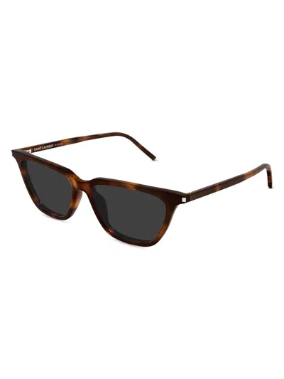 Saint Laurent Cat Eye Sunglasses Sl 889 Sulpice Thin 003 In Multi