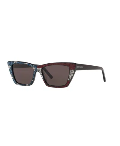 Saint Laurent Women's Sunglasses, Sl 276 Mica In Black