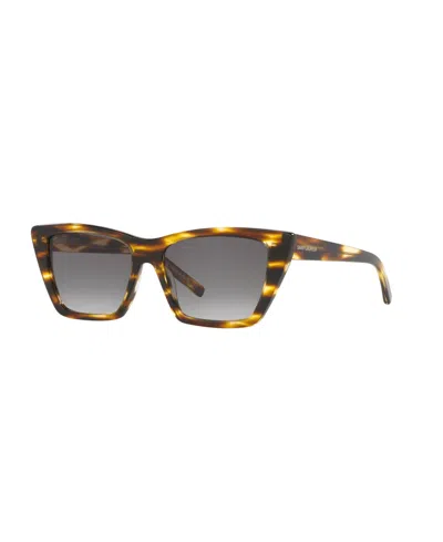 Saint Laurent Woman Sunglasses Sl 276 Mica In Tortoise Light