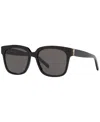 Saint Laurent Unisex Mirror Sunglasses, Sl 1k In Black Shiny