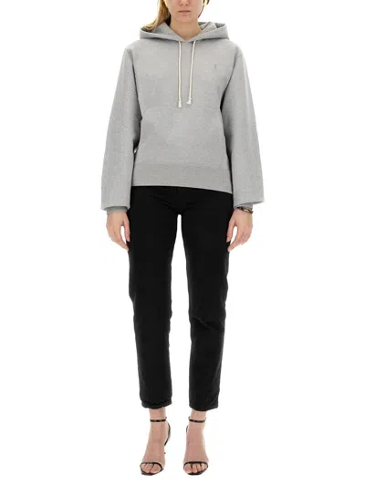 Saint Laurent Women Sweatshirt With Logo