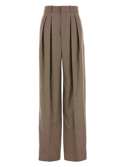 SAINT LAURENT WOMEN'S TAILORED PANTS