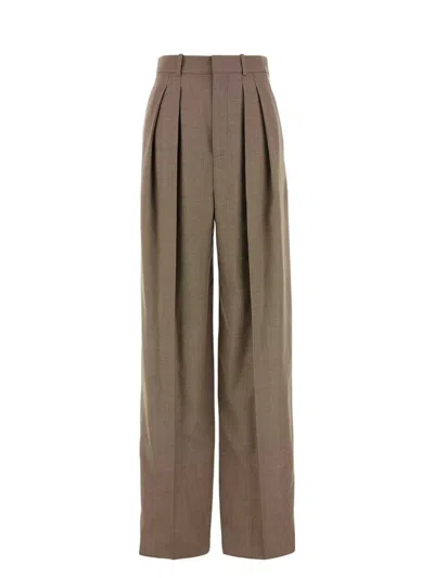 SAINT LAURENT WOMEN'S TAILORED TROUSERS