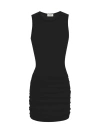Saint Laurent Women's Tank Dress In Tulle In Black