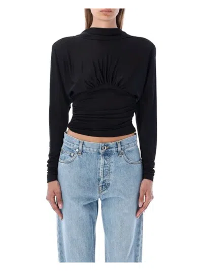Saint Laurent Women's Top Top In Black