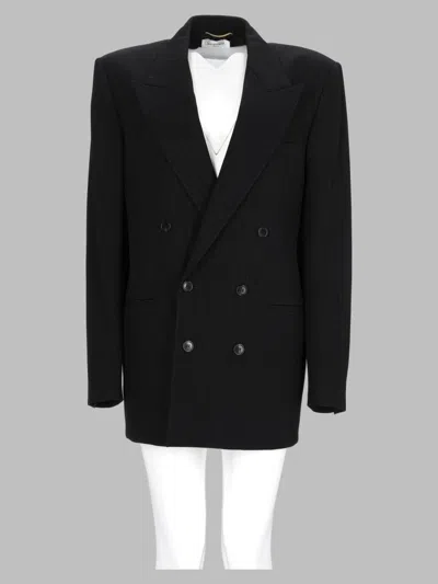 Saint Laurent Women's Trench Coat In Black