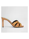 Saint Laurent Tribute Mule Sandal In Bravebeige
