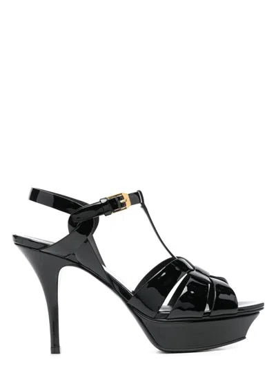 SAINT LAURENT WOMEN'S TRIBUTE LEATHER SANDALS