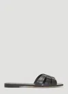 Saint Laurent Paris Women Tribute Mules In Smooth Leather In Black