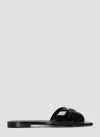 Saint Laurent Paris Women Tribute Mules In Smooth Leather In Black