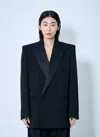 Saint Laurent Women Tuxedo Blazer In Black