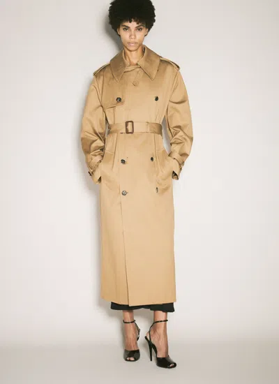 Saint Laurent Women Twill Trench Coat
