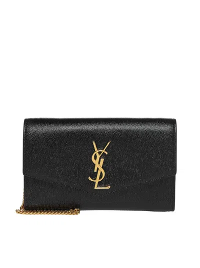 Saint Laurent Women Uptown Leather Chain Wallet Bag By <br/><br/>