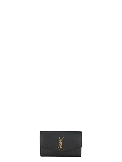 Saint Laurent Women's Uptown Leather Clutch