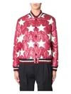 Saint Laurent "varsity" Jacket In Red