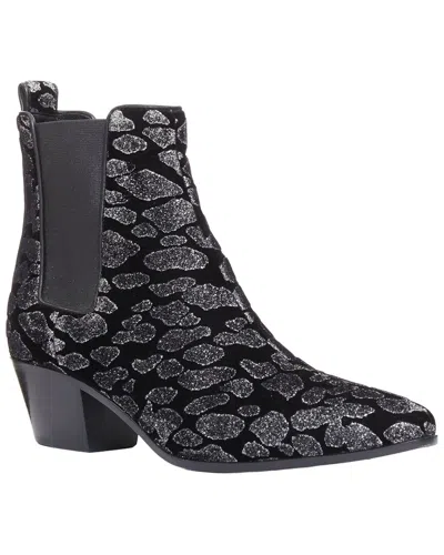 Pre-owned Saint Laurent Women's Velvet Chelsea Boot (authentic Pre-loved)