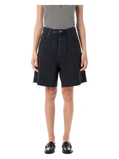 SAINT LAURENT WOMEN'S VENDÔME DENIM BERMUDA SHORTS