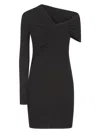 Saint Laurent One-shoulder Dress In Crepe Jersey