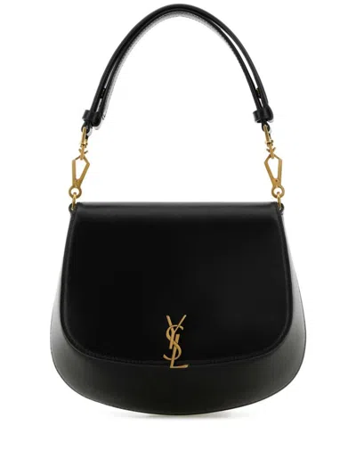 Saint Laurent Women Voltaire Leather Top Handle Bag