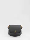 Saint Laurent Mini Ysl Wallet On Chain In Smooth Leather In Black