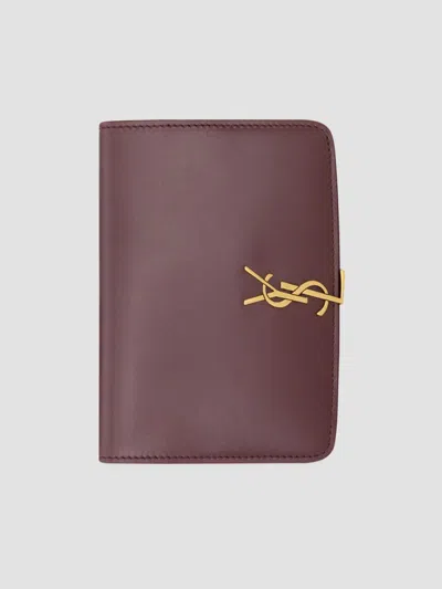 Saint Laurent Women's Voltaire Passport Case