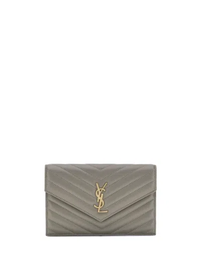Saint Laurent Women Wallet With Shoulder Strap