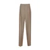 Saint Laurent Women Wide-leg In Wool Caviar Pants