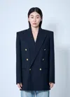 Saint Laurent Women Wool Chiné Blazer