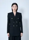 Saint Laurent Women Wool Gabardine Blazer