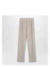 Saint Laurent Beige Wool Trousers