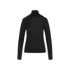 Saint Laurent Ribbed Wool And Cashmere-blend Turtleneck Sweater In Black