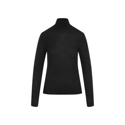SAINT LAURENT WOMEN'S WOOL TURTLENECK SWEATER