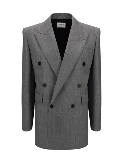 Saint Laurent Women Wool Twill Blazer