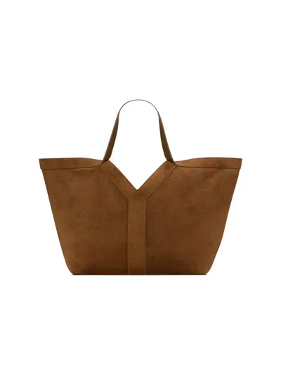 Saint Laurent Women's Y Tote Shoulder Bag In Suede