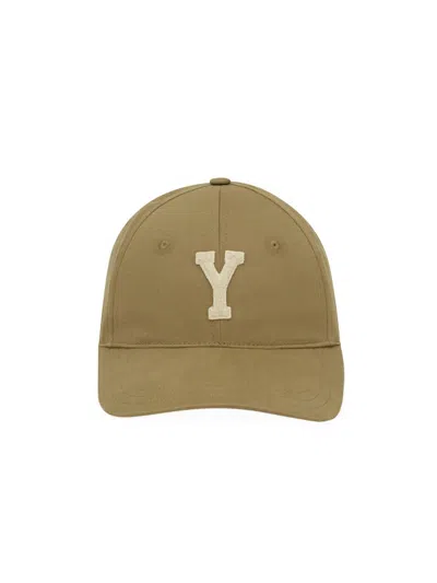 Saint Laurent Cappello Da Baseball Con Patch Y In Green
