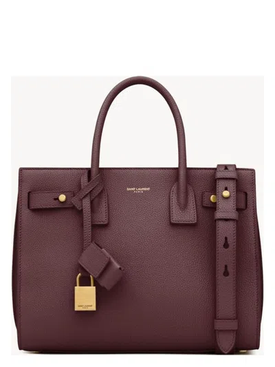 Saint Laurent Women's Ysl Bo B Sdj Soft Bo Milo In Hotwine