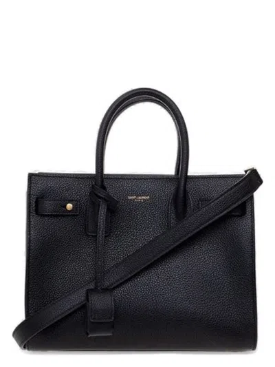 Saint Laurent Women's Ysl Bo B Sdj Soft Bo Milo In Nero