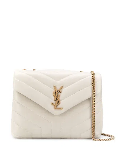 Saint Laurent Women's Ysl Bo Mng Loulou S In Cremasoft
