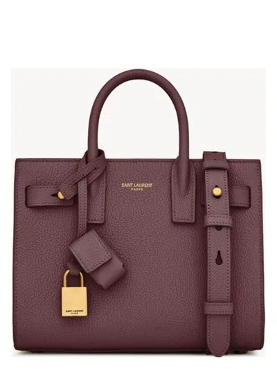 Saint Laurent Women's Ysl Bo N Sdj Soft Bo Milo In Hotwine