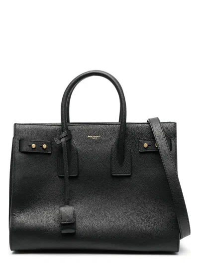 Saint Laurent Women's Ysl Bo S Sdj Soft Bo Milo In Nero
