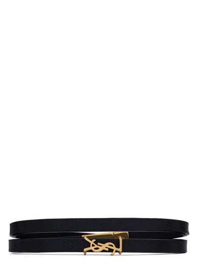 SAINT LAURENT WOMEN'S YSL BRACCIALE NAPPA UNICA