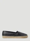 Saint Laurent Women Ysl Embossed Flat Espadrilles