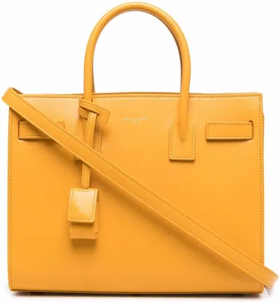Saint Laurent Women's Ysl Sac De Jour Baby Bag In Yell Fev,yell Fev