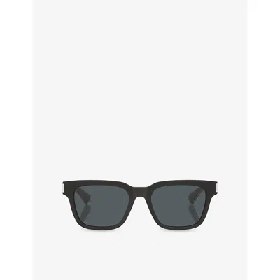 Saint Laurent Womens Black Sl 790 Square-frame Acetate Sunglasses