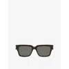 Saint Laurent Brown Sl 732 Vadim Sunglasses In Brown