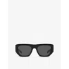 Saint Laurent Womens Sl 740 Tortoiseshell Acetate Sunglasses Black In Black