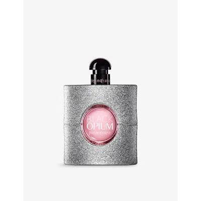 Saint Laurent Womens Black Opium Glitter Eau De Parfum 90ml